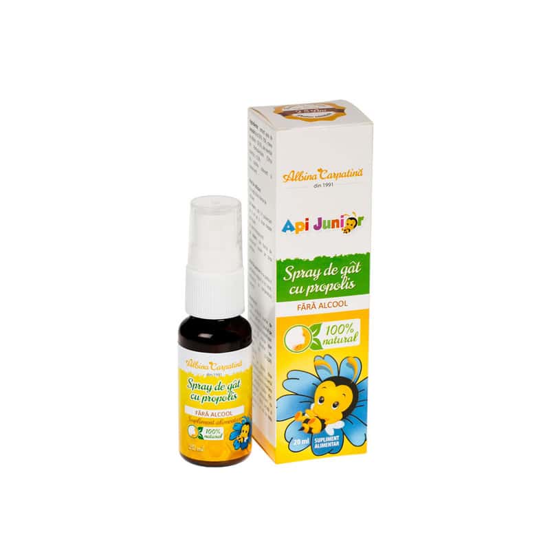 Spray de gat cu propolis ApiJunior Albina Carpatina