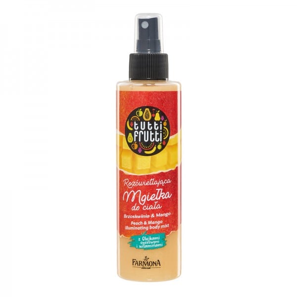 Spray iluminator de corp Piersici si Mango Tutti Frutti