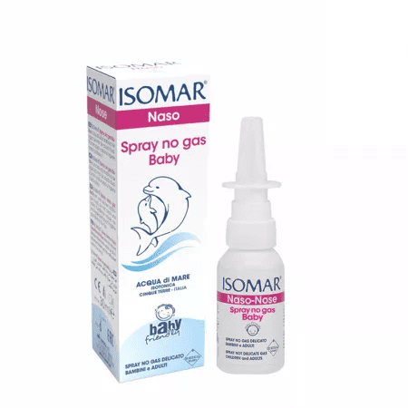Spray nazal fara gaz cu apa de mare izotonica Baby, 30ml, Isomar 1 Spray nazal fara gaz cu apa de mare izotonica Baby