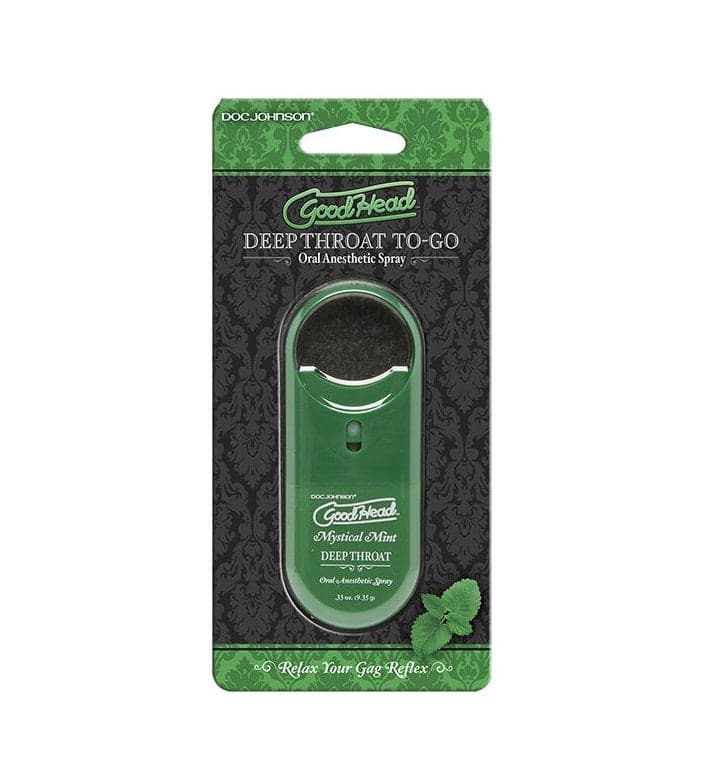 Spray pentru sex oral adanc, GoodHead Deep Throat Spray, aroma Menta - Mint, 9 ml 1 Spray pentru sex oral adanc
