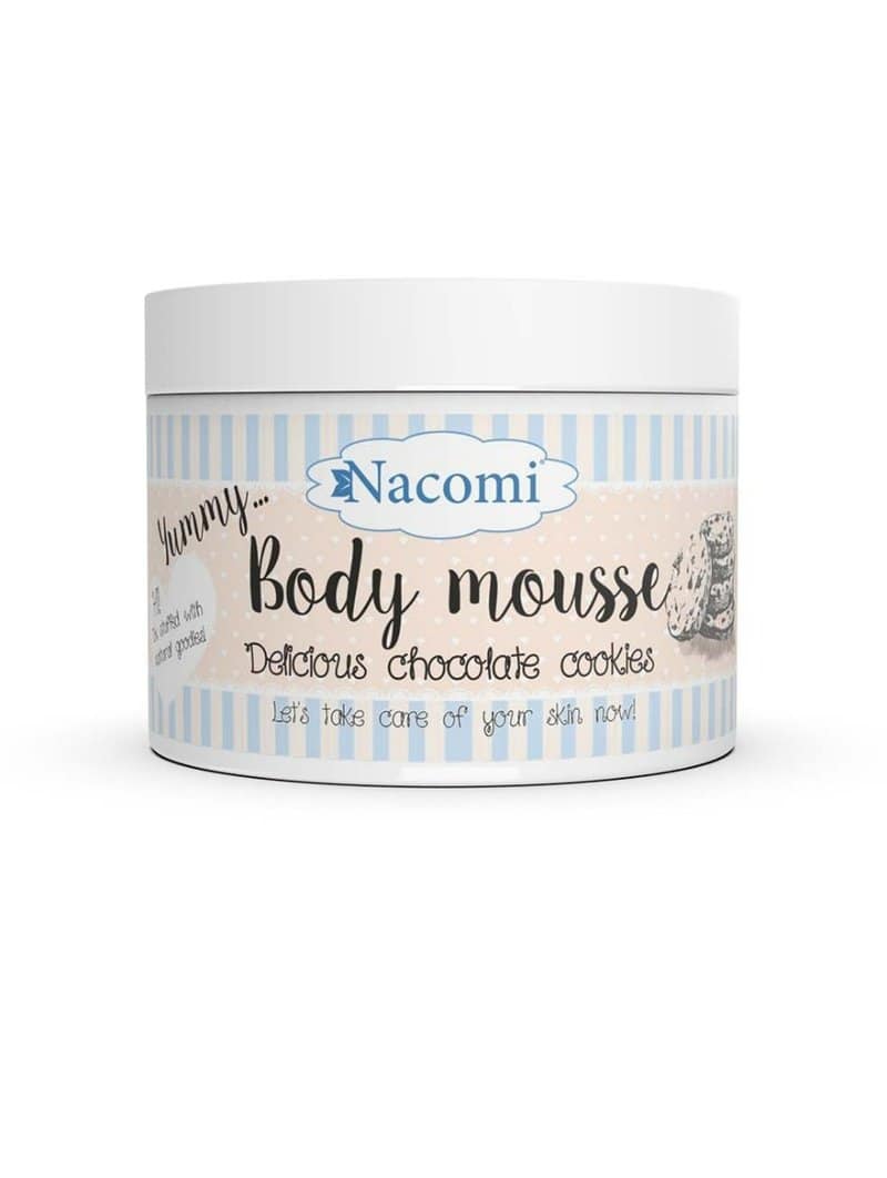 Spuma de corp cu aroma de prajitura delicioasa de ciocolata, 150g, Nacomi 1 Spuma de corp cu aroma de prajitura delicioasa de ciocolata