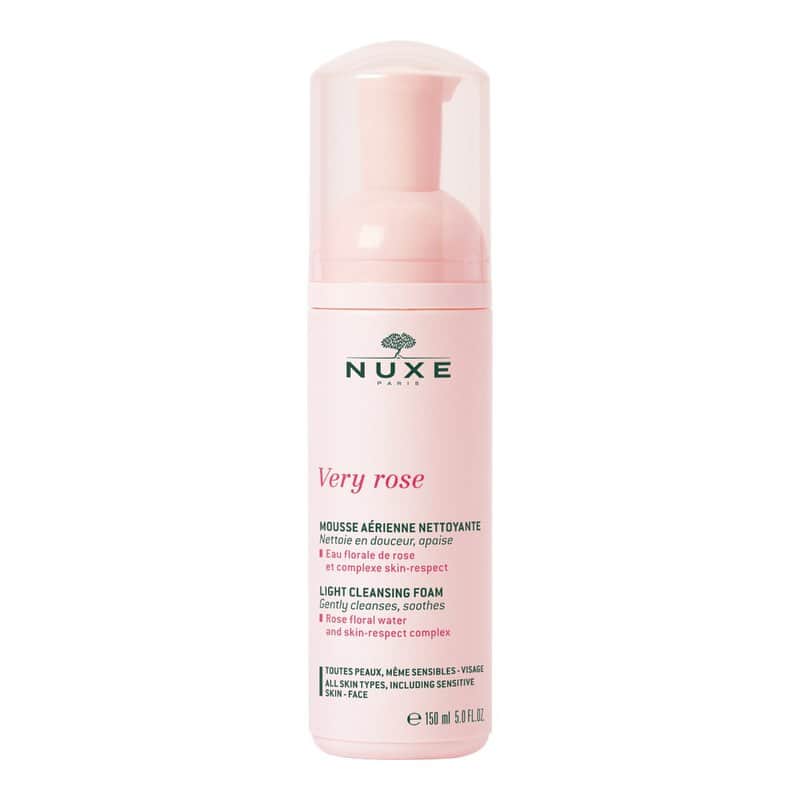 Spuma de curatare pentru toate tipurile de ten Very Rose