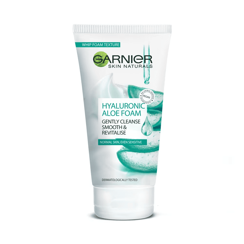 Spuma pentru curatarea tenului normal/sensibil Skin Naturals Hyaluronic Aloe