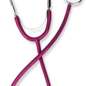 Stetoscop simplu in forma de Y culoare bordeaux WS-1