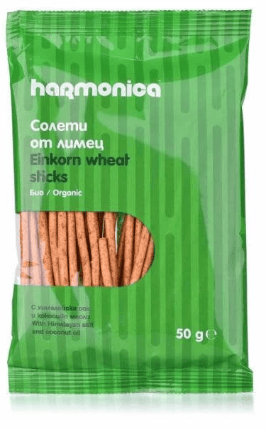 Sticksuri din faina de alac Bio, 50g, Harmonica 1 Sticksuri din faina de alac Bio