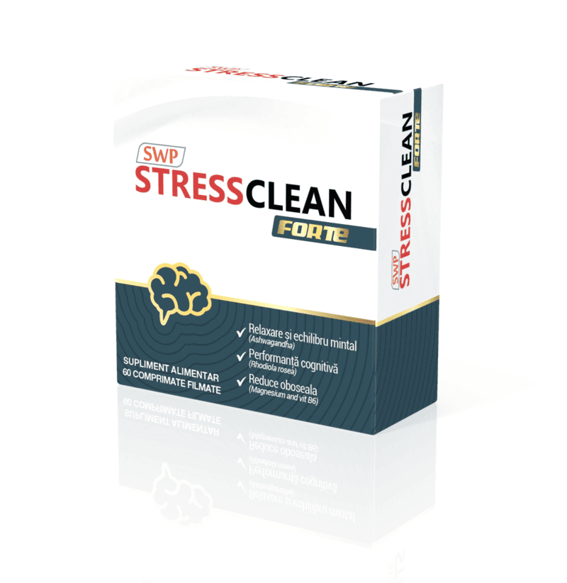 Stressclean Forte, 60 comprimate, Sun Wave Pharma 1 Stressclean Forte