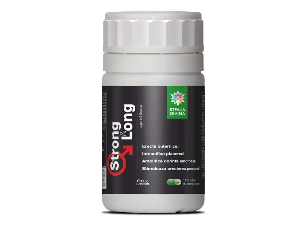 Strong & Long 500mg, 90 capsule, Steaua Divina 1 Strong & Long 500mg
