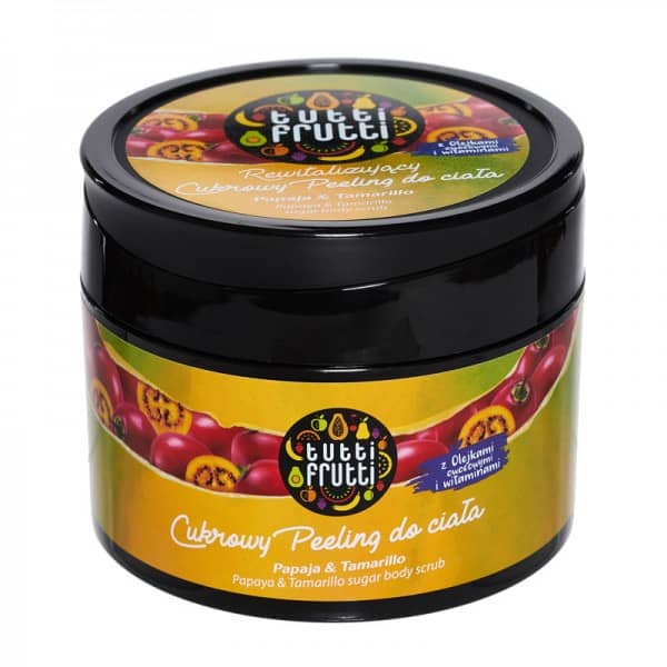 Sugar Scrub de corp Papaya si Tamarillo Tutti Frutti