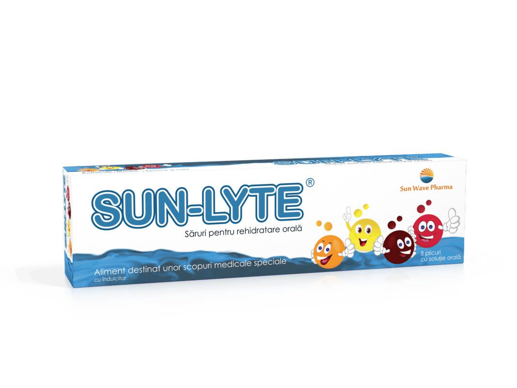 Sun-Lyte saruri de rehidratare, 8 plicuri, Sunwave 1 Sun-Lyte saruri de rehidratare