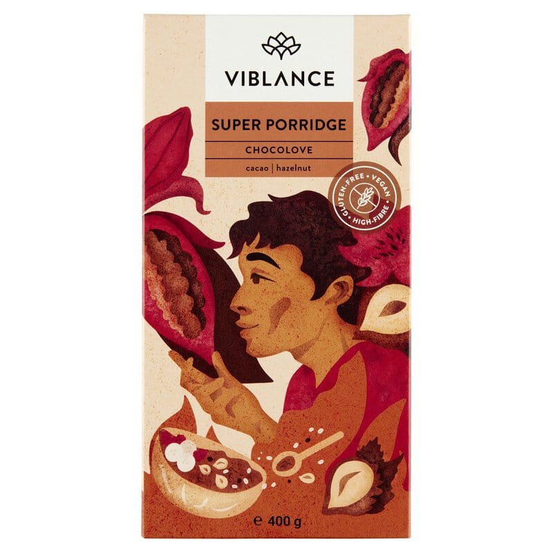 Super terci fara gluten Choco Love, 400g, Viblance – ofertă, preț și specificații