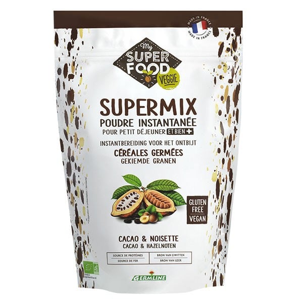 Supermix pentru micul dejun cu alune si cacao bio