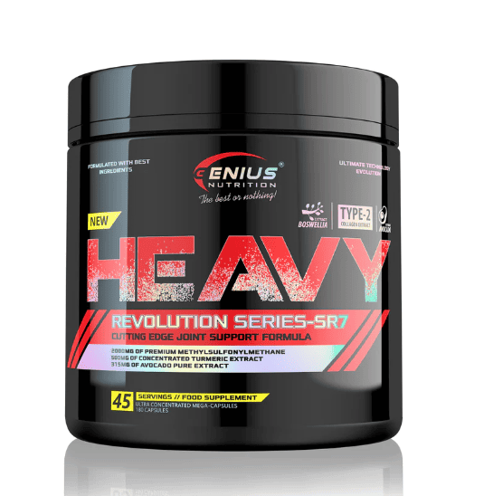 Supliment pentru articulatii si ligamente Heavy, 180 capsule, Genius Nutrition 1 Supliment pentru articulatii si ligamente Heavy