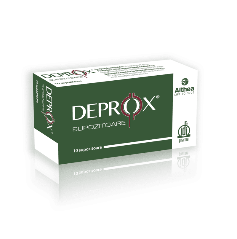Supozitoare Deprox, 10 bucati, Althea Life Science 1 Supozitoare Deprox