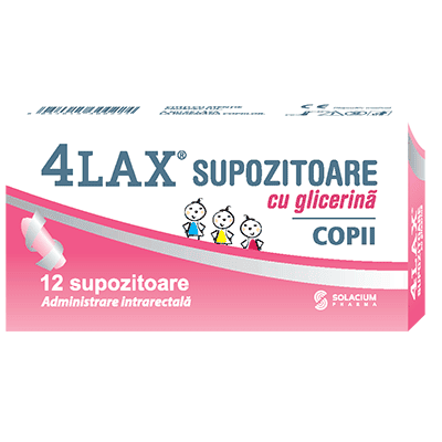 Supozitoare cu glicerina pentru copii 4Lax