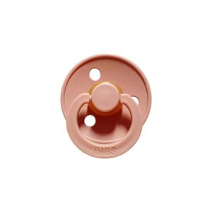Suzeta din latex cu tetina rotunda 0 luni+ Colour Peach