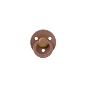 Suzeta din latex cu tetina simetrica 0 luni+ Colour Woodchuck