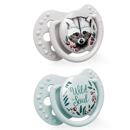 Suzeta din silicon Dynamic Night&Day wild soul pentru baieti 0-2 luni
