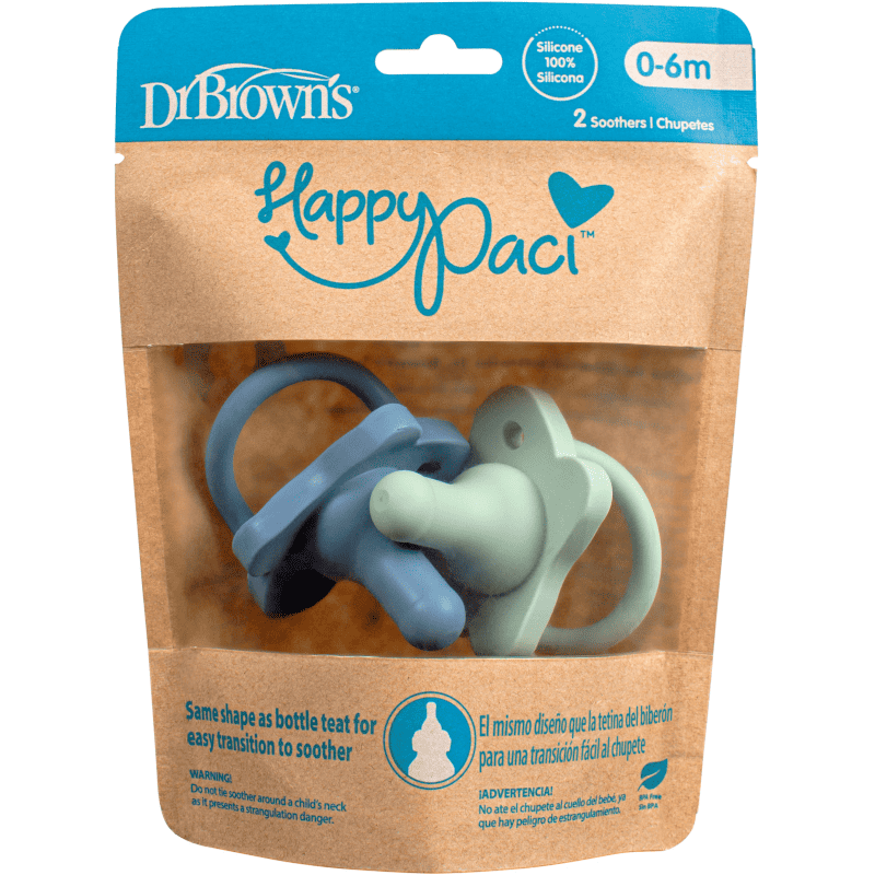 Suzeta din silicon Nivel 1 albastru