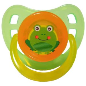 Suzeta din silicon cu model animale 6 luni +