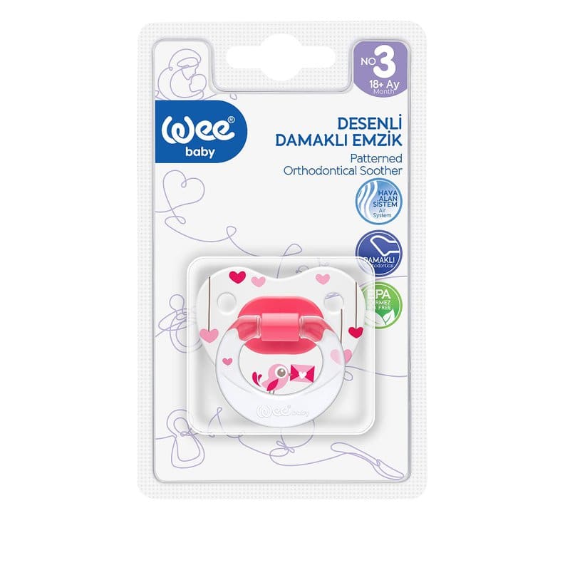 Suzeta din silicon ortodontica cu desen nr.3