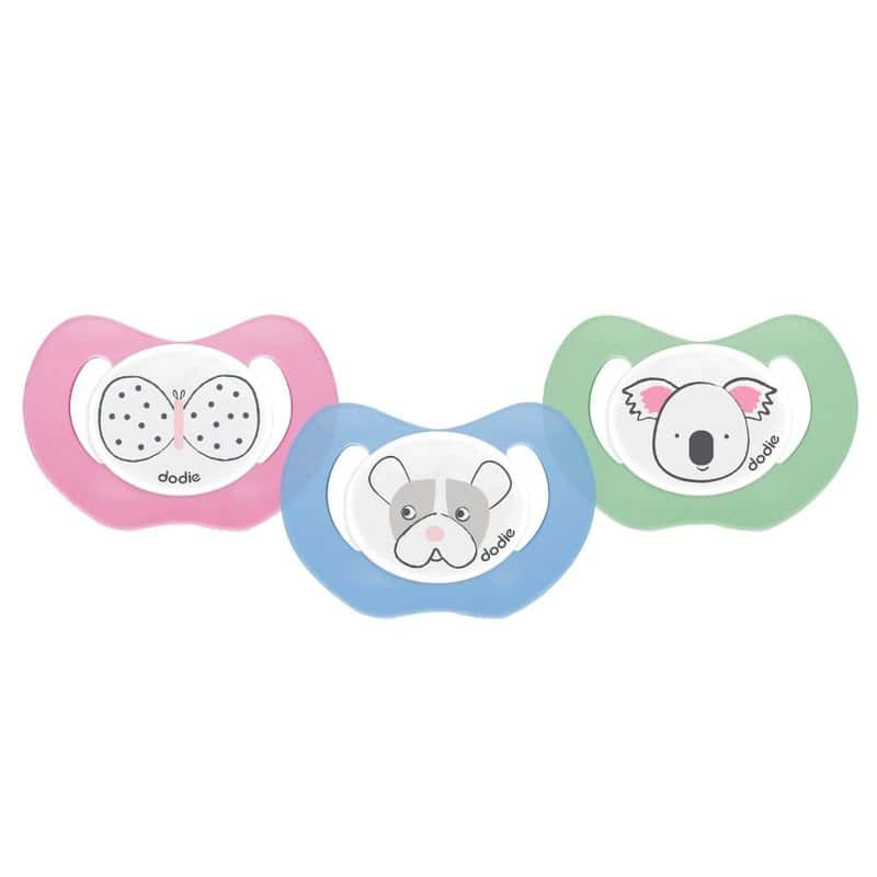 Suzeta ortodontica din silicon 0-2 luni Animale P49