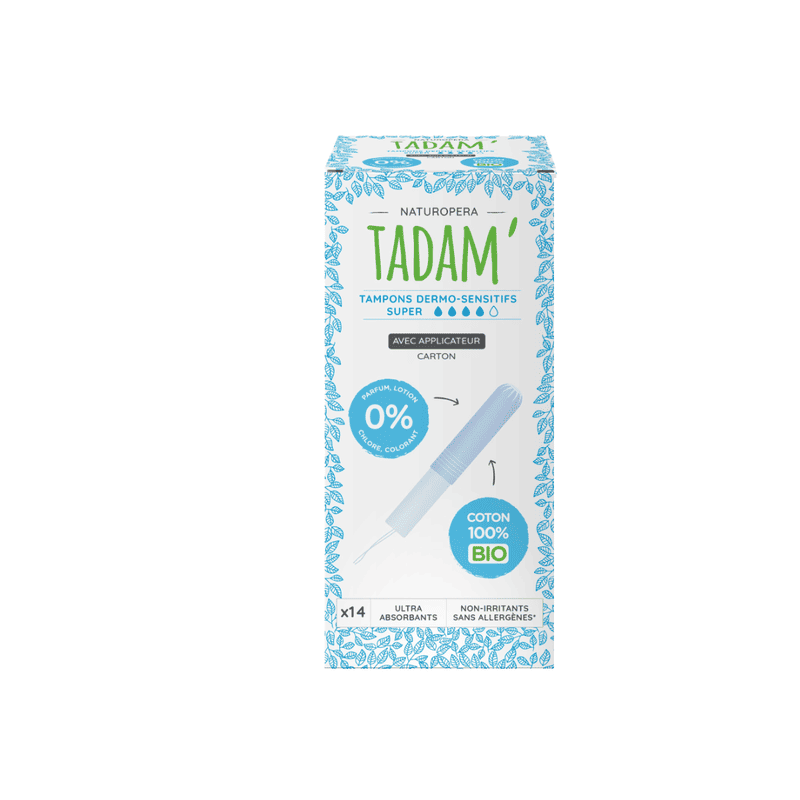 Tampoane BIO hipoalergenice Super cu aplicator