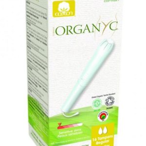 Tampoane interne bumbac regular aplicator 16b - ORGANYC
