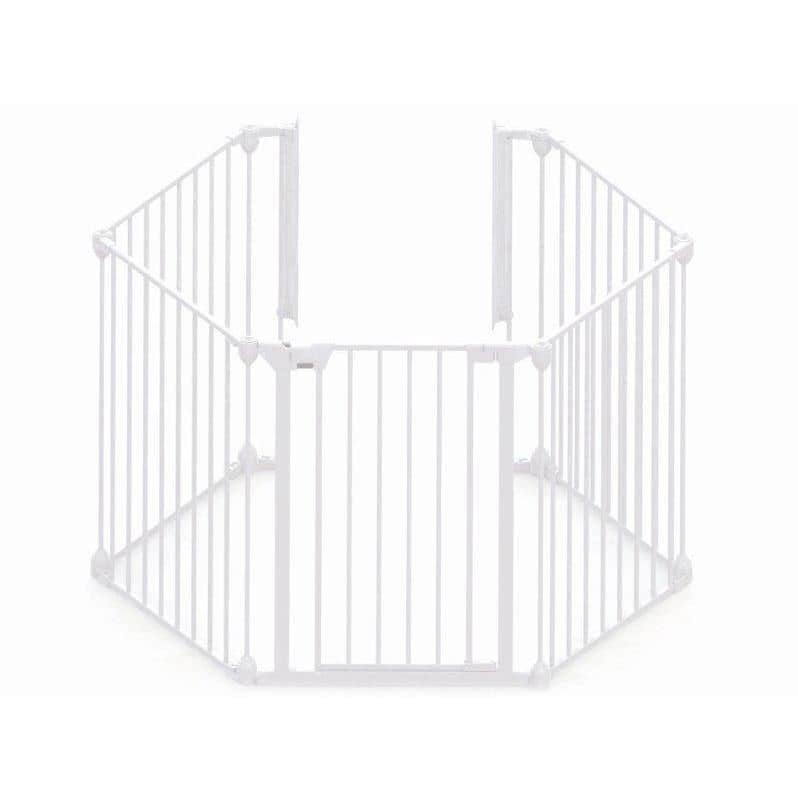 Tarc de siguranta modular cu 5 panouri alb