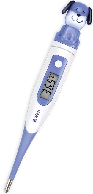 Termometru digital cu cap flexibil in forma de catel WT-06, 1 bucata, B.Well 1 Termometru digital cu cap flexibil in forma de catel WT-06