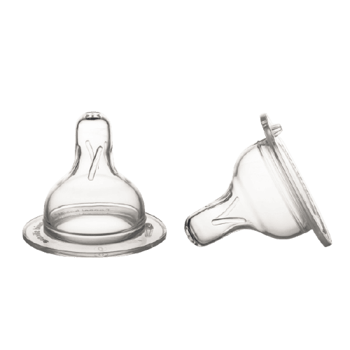 Tetina din silicon cu flux mare pentru biberon cu gat larg EasyStart 12 luni+