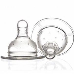 Tetina din silicon cu gat larg blister 6 luni+ Baby