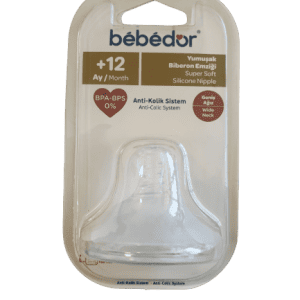 Tetina din silicon pentru biberon cu gura larga de la +12 luni 333