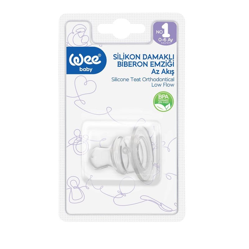 Tetina pentru biberon din silicon ortodontica nr.1