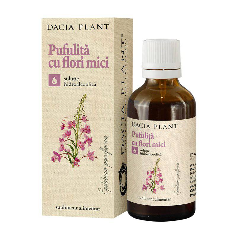 Tinctura de pufulita cu flori mici