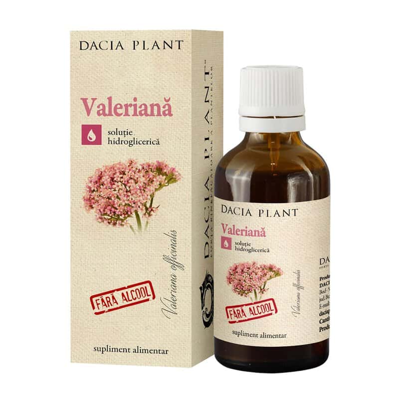 Tinctura de valeriana fara alcool