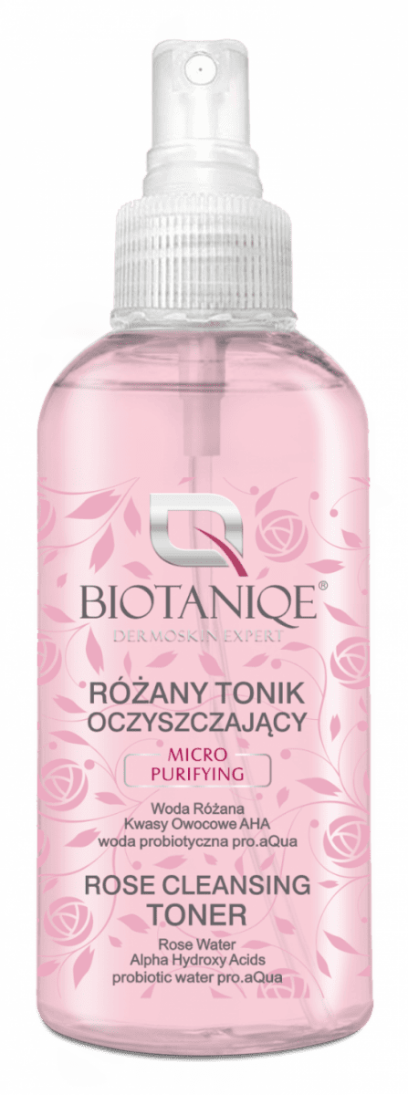 Tonic hidratant pentru fata cu extract de trandafir, 150ml, Biotaniqe 1 Tonic hidratant pentru fata cu extract de trandafir