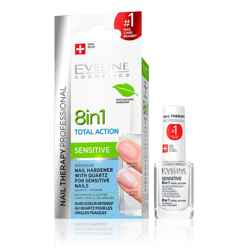 Tratament pentru unghii Nail Therapy Sensitive 8 in 1