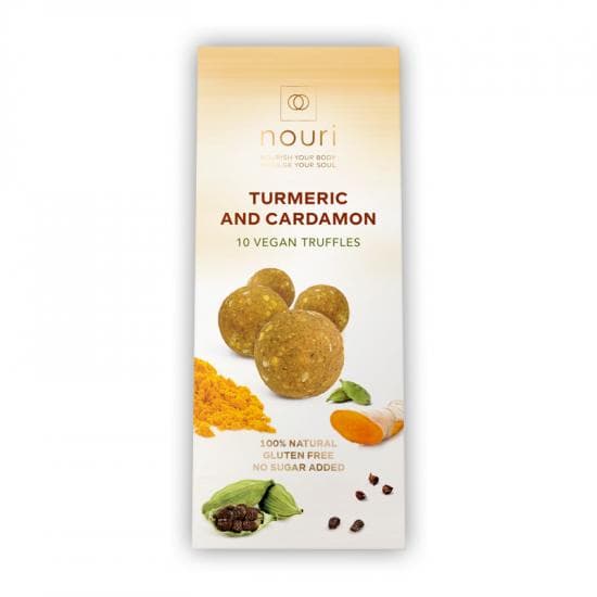 Trufe vegane cu turmeric si cardamon 10 bucati