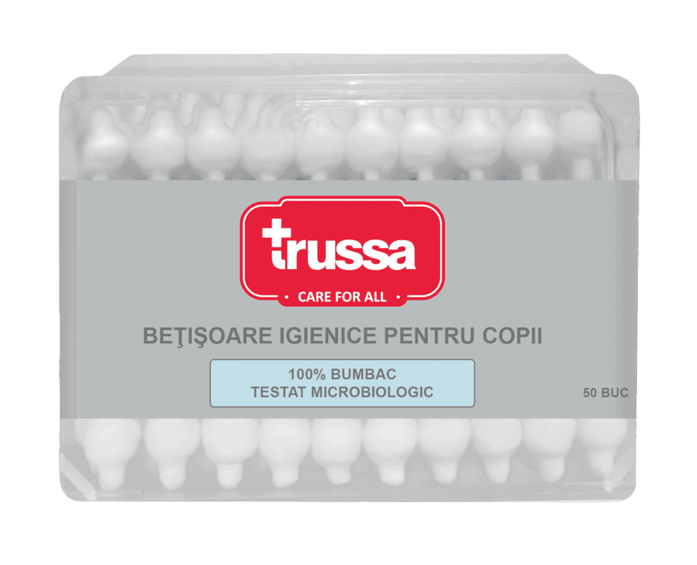 Trussa Betisoare igienice pentru bebelusi, 50 bucati 1 Trussa Betisoare igienice pentru bebelusi