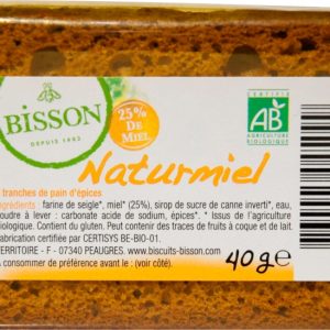 Turta dulce miere Naturmiel 2x20g - BISSON