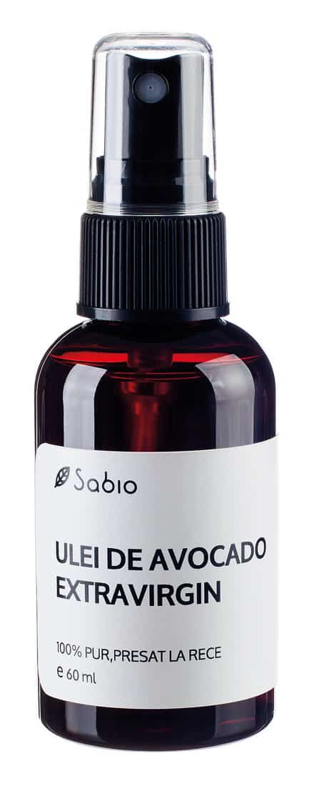 Ulei de avocado extravirgin, 60ml, Sabio 1 Ulei de avocado extravirgin