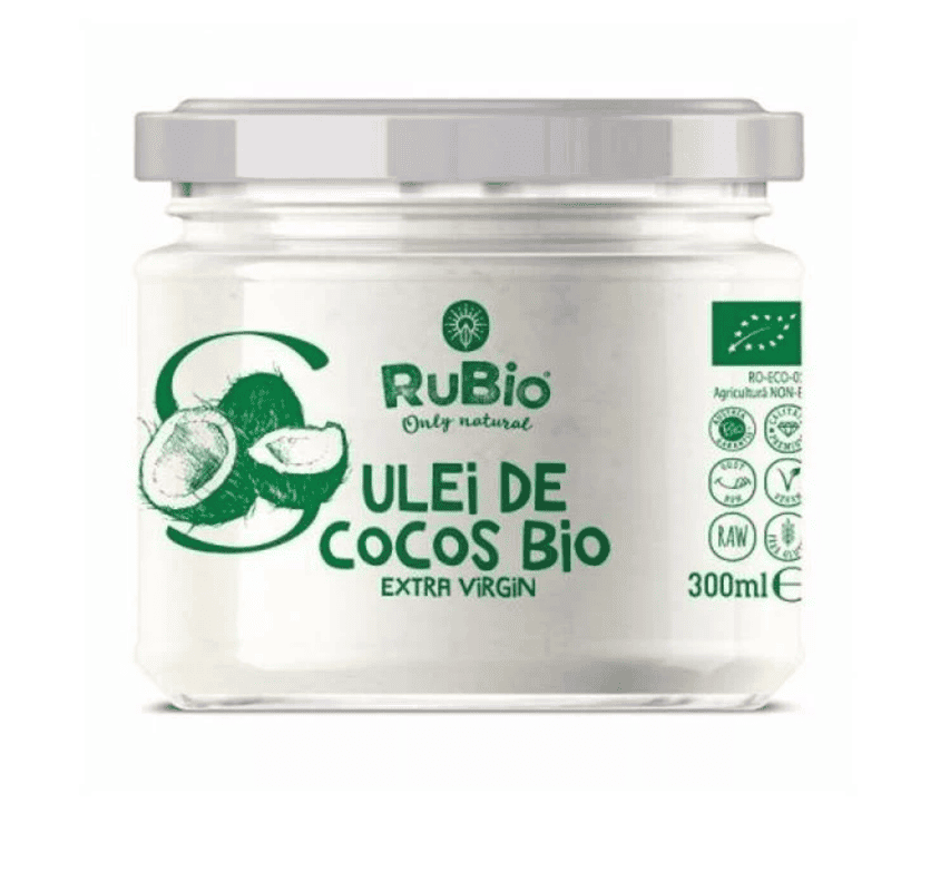 Ulei de cocos extra virgin ecologic, 300ml, Rubio 1 Ulei de cocos extra virgin ecologic