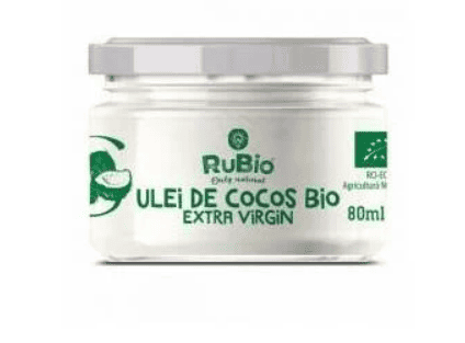 Ulei de cocos extra virgin ecologic, 80ml, Rubio 1 Ulei de cocos extra virgin ecologic