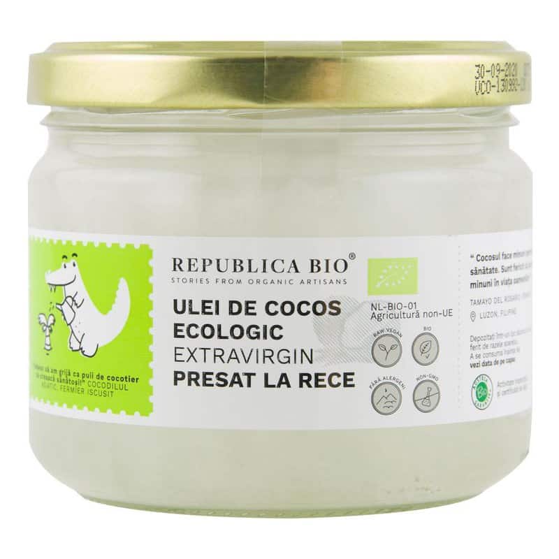 Ulei de cocos extravirgin presat la rece