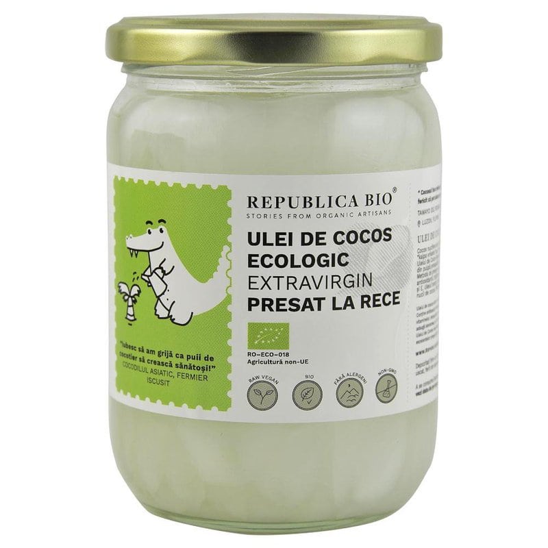Ulei de cocos extravirgin presat la rece