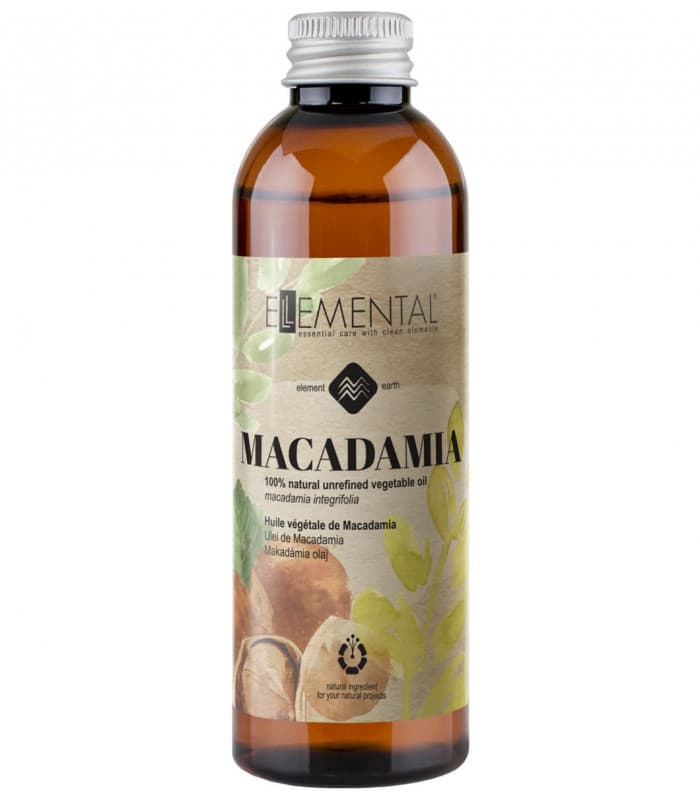 Ulei de macadamia virgin, 100ml, Ellemental 1 Ulei de macadamia virgin