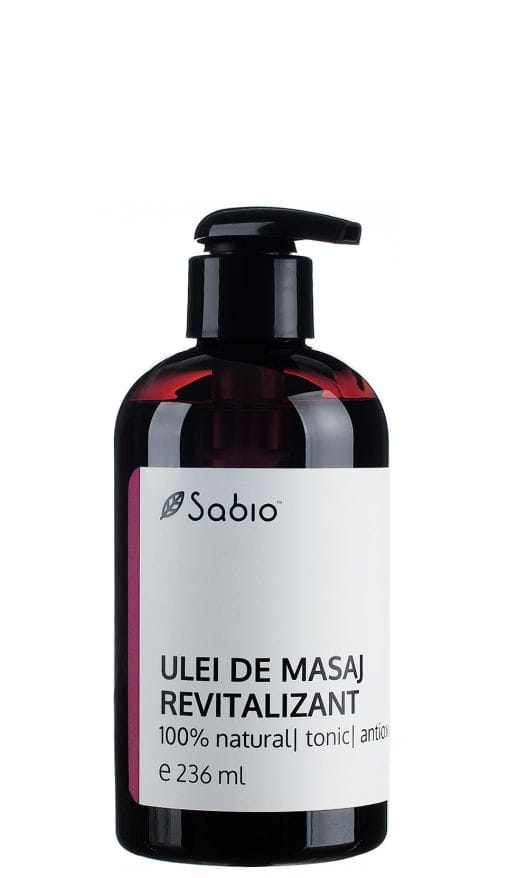 Ulei de masaj revitalizant, 236ml, Sabio 1 Ulei de masaj revitalizant