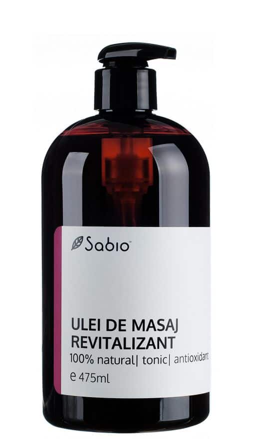 Ulei de masaj revitalizant, 475ml, Sabio 1 Ulei de masaj revitalizant