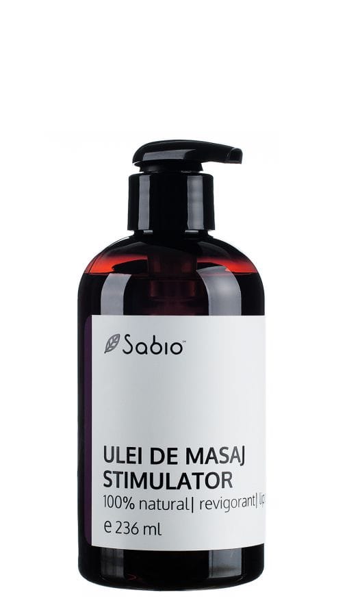 Ulei de masaj stimulator, 236ml, Sabio 1 Ulei de masaj stimulator