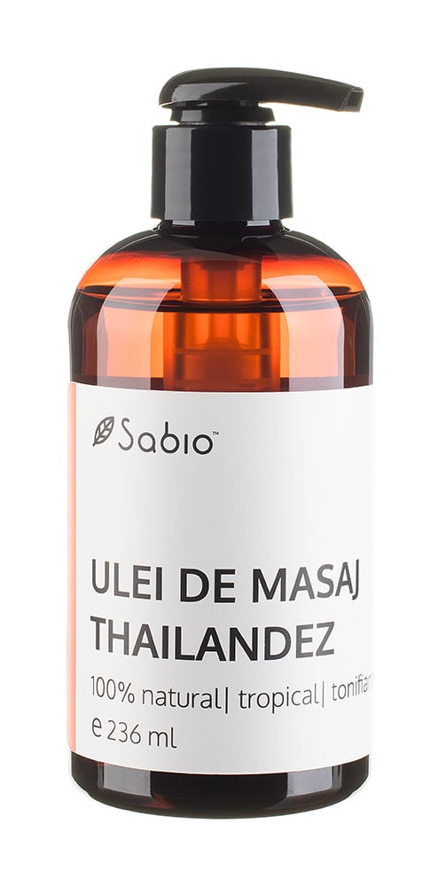 Ulei de masaj thailandez, 236ml, Sabio 1 Ulei de masaj thailandez